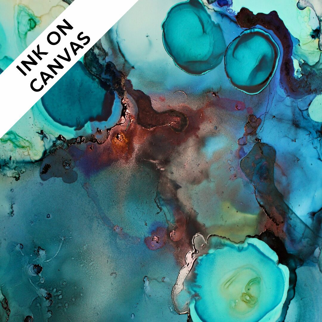 Ink Abstracts on Canvas <h6>July 26</h6>