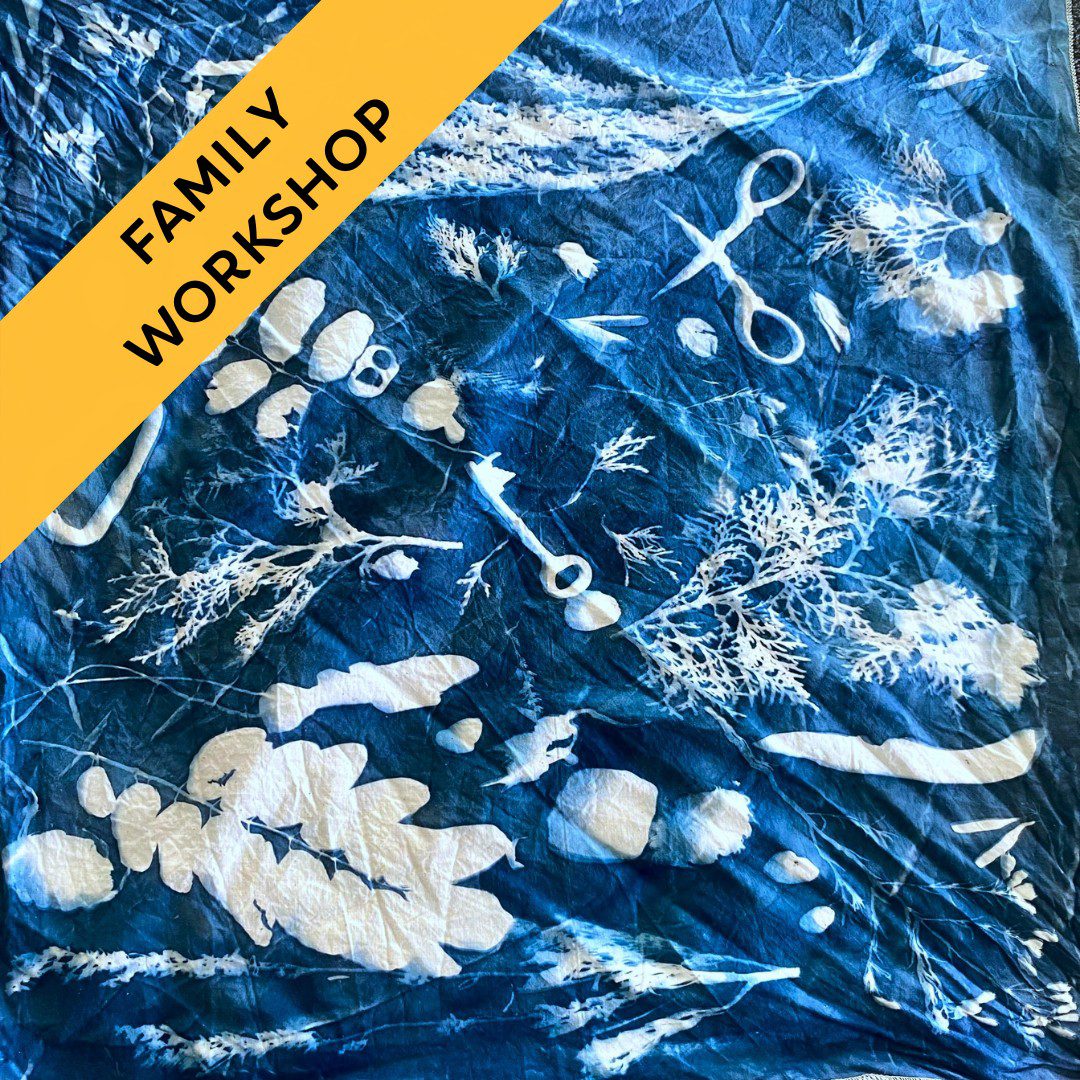 Family Workshop: Cyanotype Bandanas<h6>August 22</h6>